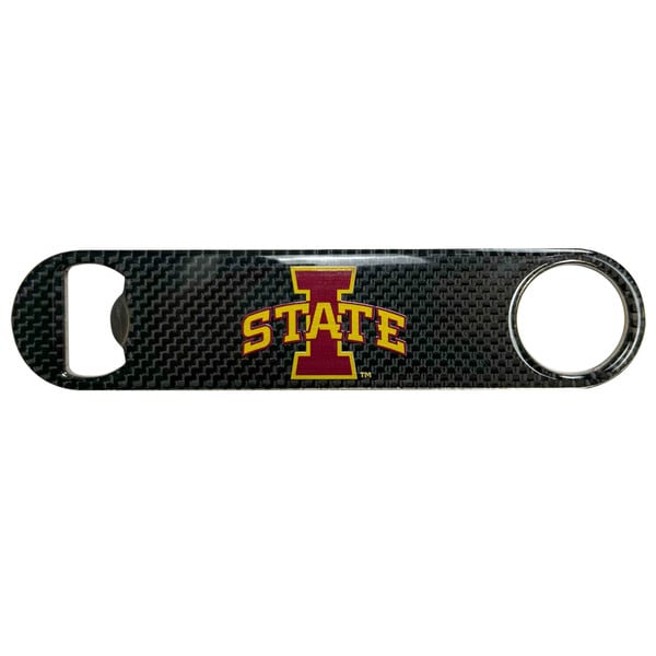 I-State Black Carbon Fiber Magnet Bottle Opener (7"x1")